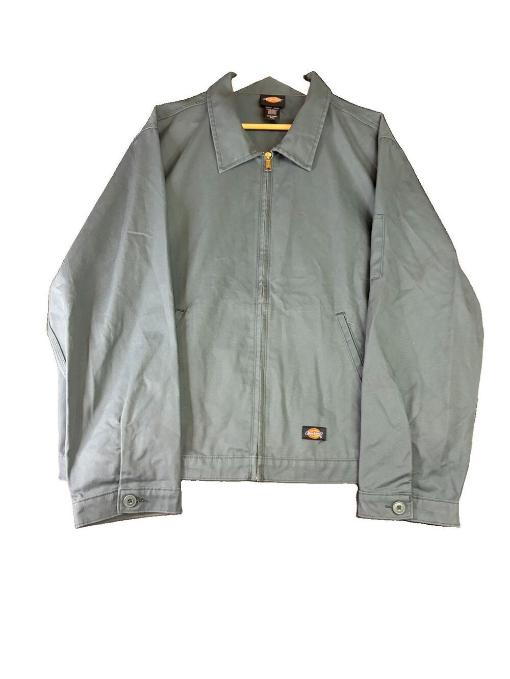 Dickies Eisenhower Jacket Men’s 2XL Blue Unlined Workwear Mechanic Full Zip